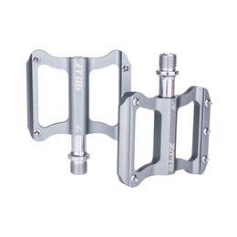 Bike Pedals ZTTO MTB Aluminium Flat Pedal Antislip Mountain Road Smooth Bearing 230614