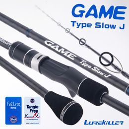 Boat Fishing Rods Lurekiller Japan Full Fuji Parts Game Type Slow Jigging Rod 6'6' 18kgs Spinning/casting Boat Rod Slatwater Fishing Rod Slow Jig 230614