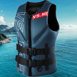 Life Vest Buoy Life Jacket for Adult Super Buoyancy Neoprene Life Vest Surf Raft Kayak Fishing Jet Ski Water Sport Swimming Rescue Life Jacket 230614