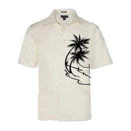 Beach Party Popular Leisure Men's 3 D Digital Printing Short Sleeve Shirt