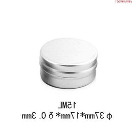 15 20ml Aluminum Cosmetic Storage Jars Exquisite Wax Packaging Box Empty Cream Container Travel Bottle Skin Care 50pcshigh quantty Xdmaa