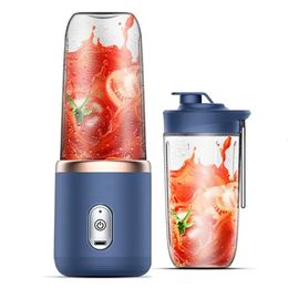 1pc/400ml, Plastic Portable Juicer, Juice Cup, Automatic Small Electric Juicer, Smoothie Mixer, Crushed Ice Cup Food Processor, Small Appliances