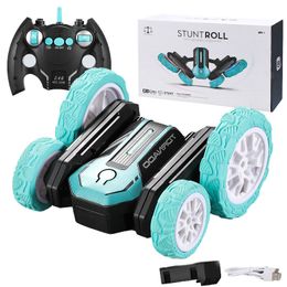 ElectricRC Car Arrival Stunt Electric RC Car 360° Spin Blooming Remote Control Toys Machine On Radio Control Toys For Boys Girls Kids Gift 230613