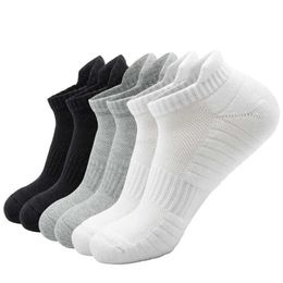 Sports socks designer socks Thickened towel bottom short tube professional running socks Pure cotton breathable men's socks