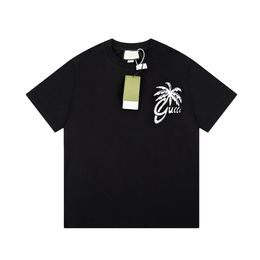 Luxury brand designer coconut tree men's t-shirt