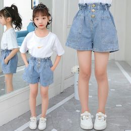 Shorts 2023CaofeimaoKids Baby Girls Summer Denim Clothing Pants Jeans Clothes Children Girl Casual Short Trousers Infant Bottoms 230614