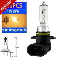 New 20Pcs HB3 9005 55W 12V Clear Glass Front Fog Signal Halogen Lamp Head Light Headlight Bulbs Warm White 4300K Car Styling Parking