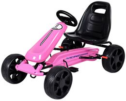 new Go Kart Kids Ride on Car Pedal Powered Car 4 Wheel Racer Toy