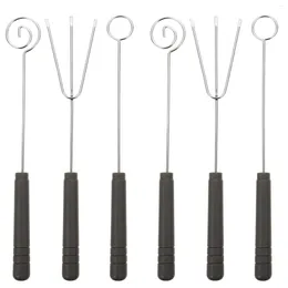 Dinnerware Sets Chocolate Fork Kitchen Gadgets Tool Baking Supplies Stainless Steel Dipping Set