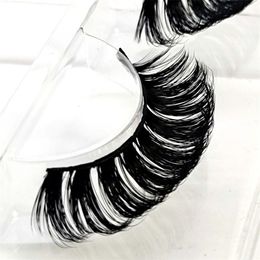 Makeup Tools 50PairsDD Curl 818mm short Mink Lashes 3D Eyelashes Handmade Reusable Fluffy Natural False 230613