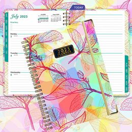 Notepads Planner Notebooks A5 Daily Weekly Monthly Agenda Journal Diary for Students School Supplies Schedule Notepads Stationery 230614