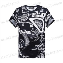 Men's T-Shirts Mens Womens Letter Print T Shirts Black Fashion Designer Summer tshirt High Quality Top Short Sleeve Size M-3XL More color choices T240326