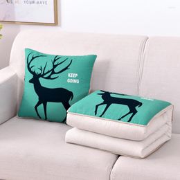 Pillow Multifunctional Linen-style Pillows Are Car S Cartoon Printed Office Air Conditioners Customised Wholesale