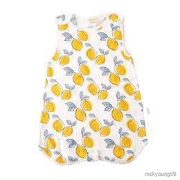Sleeping Bags Summer Children's Vest Bag Cute Printing Baby Comfortable Thin Soft Sleeveless R230804