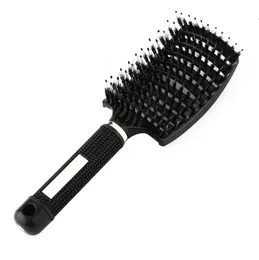 Quatily Pro Hair Scalp Massage Comb Hairbrush Bristle&Nylon Women Wet Curly Detangle Hair Brush for Salon Hairdressing Styling Tools