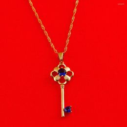 Pendant Necklaces Sell Heart Austrian Key Pendants Elegant Charm Wedding Necklace Women Jewelry