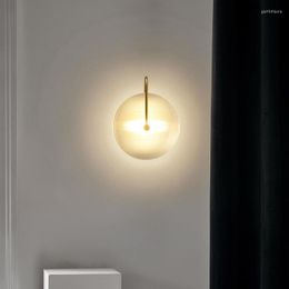 Wall Lamps Glass Lamp Black Sconce Deco Led Dorm Room Decor Luminaire Applique Industrial Plumbing