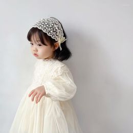 Hair Accessories Korean Style Vintage Princess Headband Lace Sweet Soft Headdress Flower Girl Pretty Fashion