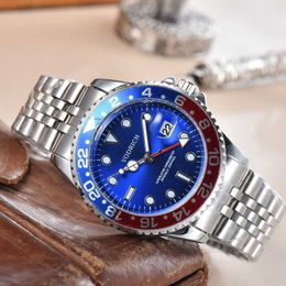 Luxury Ceramic rotating bezel R Luminous O wrist watches L 40mm*13mm E 904L GMT X White Five Beads Brand Round Quartz 316L High quality iced out Movement gift for man 2p