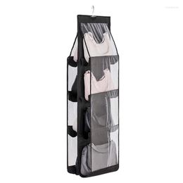 Storage Bags Accessories Home Bedroom Organiser Wardrobe Transparent Item Handbag Dust Cover With Hanging