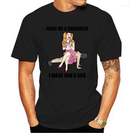 225 Humor irts Custom Made Him A Sub Submissive Slave Dominatrix Femdom Shirt Clothing Tee Humorous Famous Big Size XS-4XL missive