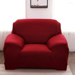 Chair Covers Red Sofa Cover For Living Room 39 Color Elastic Solid Pet Couch Fair Price Sectional Arm 1/2/3/4 Seater