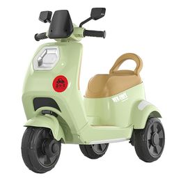 HY New Children's Electric Motorcycle Dual Drive Bluetooth Radio Control Tricycle Rideable Baby Car Ride on Toddler Toys Gifts