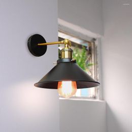 Wall Lamp Vintage Loft Led Lamps For Home Industrial Decor Retro Bathroom Lighting Iron Lampshade Edison Light Fixtures