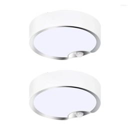 Ceiling Lights 2X Motion Sensor Battery Powered Indoor / Outdoor LED For Corridor Laundry Room