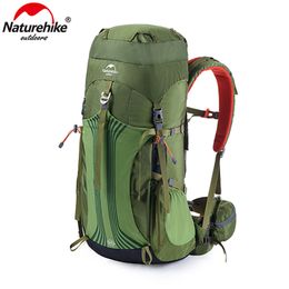 Naturehike Backpack 55L 65L Mans Backpack Professional Hiking Bag Suspension System Travel Backpack Military Tactical Backpacks
