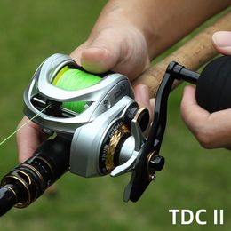 Baitcasting Reels Baitcast Reel TDC3000 II Fishing 9 1BB Carbon Fiber Body Max drag 16kg Lure Metal Outdoor Freshwater Seawater 230613