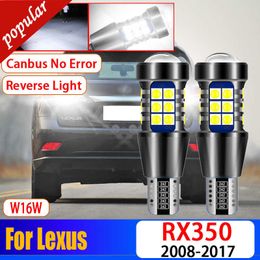 New 2Pcs Car Canbus No Error 921 LED Reverse Light W16W T15 Backup Bulb For Lexus RX350 2008 2009 2011 2010 2012 2013 2014 2015 2016