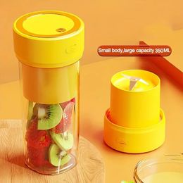 1pc 300ml Juicer, Portable Charging Small Juice Cup, Household Multifunctional Juice Machine Juicer Cup
