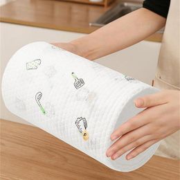 Steam Cleaners Mops Accessories Lazy Rag Wet And Dry Household Cleaning Supplies Kitchen Paper Special Towels Disposable Dishwashing Cloth Absorbent 230613