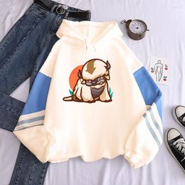 Men's Hoodies Anime Avatar The Last Airbender Ampc Men Harajuku Cartoon Kawaii Flying Yak Graphic Fashion Casual Loose Sweatshirt