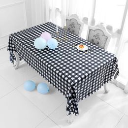 Table Cloth Gingham Chequered Spring Outing Picnic Tablecloth For Wedding Birthday Parties Rectangle Antifouling Decorations
