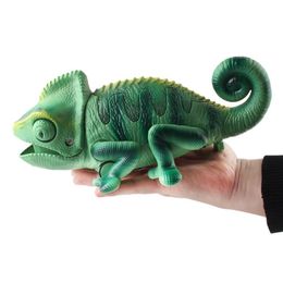 ElectricRC Animals Remote Control Chameleon Toy Realistic Animal Infrared RC Chameleon Fake Chameleon Toys Electric Toys Party Favors Party Supply 230613