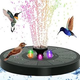 Garden Decorations Solar Fountain Outdoor Floating Solar Garden Water Fountain Pool Pond Bird Bath Solar Powered Fountain Waterfall Water Pump Led 230614