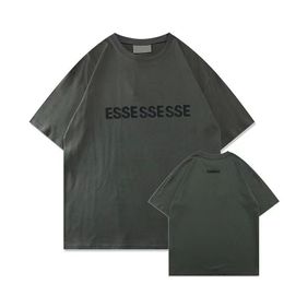 Essentialsclothing Essen Tshirt Mens T Shirt Designer T Shirts Summer Fashion Simplesolid Black Letter1977 Printing Tshirts Couple Top White Shirt Casual 288 523