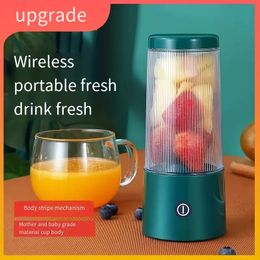 1pc, 4 Blades USB Portable Juicer Maker, Portable Mini Blender, Juicer Fruit Juice Cup Automatic Small Electric Juicer, Smoothie Blender Ice Crush Cup, Food Processor