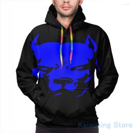 Men's Hoodies Mens Sweatshirt For Women Funny Pitbull Print Casual Hoodie Streatwear