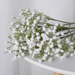 Dried Flowers Artificial Simulation Gypsophila Flower Bridal Bouquet Wedding Home Party Decorations Photography Props