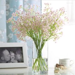 Decorative Flowers 1pc 65cm Artificial Flower Bouquet Baby'S Breath Branch For Home Tabletop Wedding Decoration Plastic Gypsophila Decor