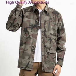 Men's Casual Shirts 2023 Men Army Tactical Swat Soldiers Military Combat Shirt Man Outdoor Long Sleeve Male Camouflage Cargo S Tops