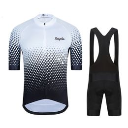 Cycling Jersey Sets Raphaful Men Clothing 2023 Short Sleeve Ropa Ciclismo Hombre Summer Set Triathlon Suit Bike Uniform 19D Gel Pad 230614