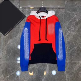 Hoodie Mens Hoodies Sweatshirts 2023 Designer Chrome Winter Heart Hoodie Ch Long Sleeve Zipper Jacket Loose Coat Hooded Hoody Men Woman Hip Hop Chr Clothing