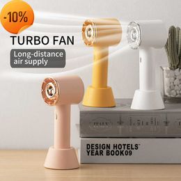 New Portable Hand-held Fan Quiet Small USB 1500Mah Rechargeable Mini Fan For Office Outdoor Camping Hand Fan