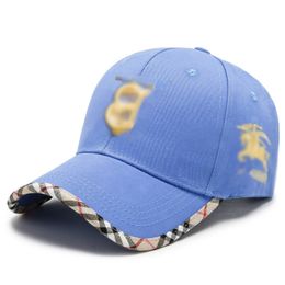 Embroidered Baseball Cap Outdoor Sun-Shading Sports Hat Men's and Women's Sun Hats Sun-Proof Peaked Caps Simple