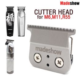 Hair Trimmer Madeshow M6 M11 Kulilang R55 Professional Hair Clipper 0mm Original Blade Hair Cutting Machine Replaceable Cutter Head 230613