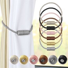 Curtain Poles 1Pc Magnets Curtains Clamps Holder Tieback Magnetic Clips Hanging Balls Tie Back Home Decoration Accessories 230613
